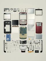 Smartphone, 2007; BlackBerry; Component count: 120Photo credit: ©2013 Todd McLellan. Photo reproduced with the permission of Thames & Hudson.