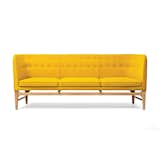 Mayor Sofa by Arne Jacobsen

Jacobsen designed this canape in 1939 for the city hall in Søllerød, Denmark, and it has never been produced for the retail market. Its Danish modern form is updated with bright yellow upholstery (though it’s also available in gray and black for the less adventurous). $6,495
