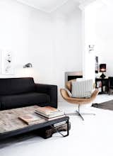 This interior by Line Klein is featured on our Scandinavian Design board. We dig the contrast between the dark furniture and white floors and walls.  Photo 15 of 20 in Black + White + Modern by Hausful from Scandinavian Interiors on Pinterest