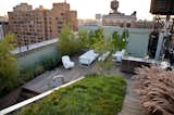 Real estate developer Matt Blesso enlisted the help of Yale professors Joel Sanders and Diana Balmori to bring to life his vision of a rooftop garden despite being in the hustle and bustle of New York. Accented by modern décor, the rooftop becomes a clear reflection of the trendy cool of Manhattan. Photo via Inhabitat.