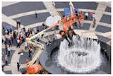 New Yorker photo shoot over Revson Fountain for “Das Rheingold”, Iwan Baan, 2010
