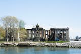 Plans are underway to stabilize the landmarked Gothic Revival style Smallpox Hospital on Roosevelt Island.  Photo 7 of 13 in Around Manhattan Architectural Boat Tours by AIA New York