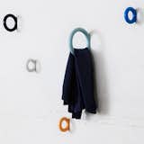 These gym hooks, designed by Staffan Holm for HAY, are most useful in multiples and add colorful punches without clutter. (A+R, $28–$48 each)  Search “Found-in-LA-Lost--Found-Pt-1.html” from Baby Nursery