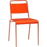 Lucinda Stacking Chair from CB2A classic café chair in a slick new color way can be used indoors or out. $69.95  Search “diningfurniture--chair” from Design Idea of the Week: High-Gloss