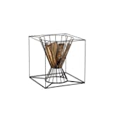 The Boo Fire Basket, $275 from store.dwell.com, can be sued as an outdoor fireplace, but it's also a handsome way to store wood indoors.