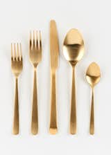 Heart of Gold Flatware Set ($70)  Search “open-air-flatware.html” from Webshop We Love: Rodale's