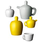 Bulky Tea Set by Jonas WagellThis fat and happy tea set will encourage you to feel the same. $39 for a set of two teacups.  Search “김해콜걸【ㅋr톡:kn39】부산콜걸” from Get This Room: A Sunny Living–Dining Space