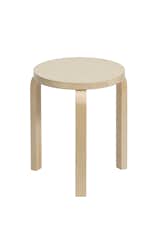 Alvar Aalto’s Stool 60

In lieu of a coffee table, three of these stackable stools were grouped together. $308  Search “kaktus-stool-by-enrico-bressan.html” from Get This Room: A Sunny Living–Dining Space