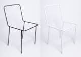 The Sacrificial Chair available in Graphite or Off-White powdercoating. (Thing Industries, $180)