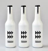 Homebrew black and white labels by Slovakian designer Martin Fek. (Pin).