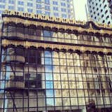 The Hallidie Building in San Francisco—site of the (recently restored) first glass curtain wall in the US.