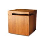 The family also built the nightstand, but we found a similar version: the solid walnut Darwinizm side table by IZM. There is a special slot for your reading material so the tabletop stays tidy. $1,150  Search “8-side-tables-we-love” from Get This Room: American Modern