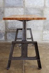 MASHstudios has a strong industrial design background that informed the functionality of the table.  Search “industrial” from MASHstudios Height-Adjustable Work Table
