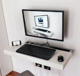 When other space is limited, don’t forget to the use the walls. In the kitchen, save countertop and cabinet space by using a magnetic spice rack. No room for a full desk in your office? Purchase a laptop cabinet or computer station that can hang on the wall.  Search “enchord-desk.html” from A Look at Space Saving Furniture