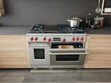 Wolf 48" Gas Range with four dual-stacked burners, gas convection oven, and infrared broiler.  Photo 7 of 7 in Sub-Zero Celebrates 70 Years in the Kitchen