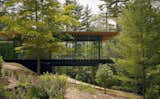 Kengo Kuma updated the mid-century Glass Wood House in New Canaan, Connecticut, while maintaining the home’s integration with its natural surroundings. Photo by Kengo Kuma & Associates for Glass Wood House