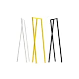 Loop Hall Coat Rack from Hay This powder coated steel trio of color ways designed by Leif Jørgensen can all tuck easily into a foyer for an understated way to keep those puffy jackets in check. $220  Search “Belleville-Coat-Hanger.html” from Hang it Up: 5 Artful Coat Racks