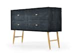 The Charred Ladder Leg cabinet was built from blackened Charleston loblolly pine with a dramatic texture.  Photo 3 of 3 in American Made Design: Moran Woodworked Furniture