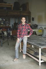 Tucson designers Cade Hayes and his partner Jesus Robles make their line of steel chairs by hand.