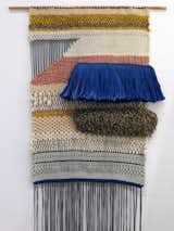 Blue Rya and Triangle Window weaving by Brook&Lyn, $850  Photo 5 of 6 in Dwell on Design 2013: Brook&Lyn Woven Textile Art