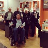 Here's Michael Graves (front) along with Donald Strum (back right) in one of the jcpenney shops-within-a-shop dedicated to the Graves line.  Search “design icon michael graves” from Donald Strum: Behind Great Product Design