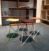 Brave Space Design, Booth 1420

Florida–based Brave Space Design is selling its wire-framed, wood topped stools for $475–495.
