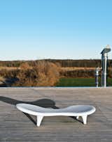 Outdoor, Wood Patio, Porch, Deck, and Large Patio, Porch, Deck Orgone chaise longue by Marc Newson for Cappellini  Photo 8 of 10 in An Architect References Local Architecture to Build a Modern Home
