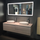The L-Cube system by Christian Werner for @duravit at #DODLA.  Search “totally cube ular nissan unveils 2009 cube” from Dwell on Design 2015: Day One Highlights