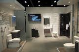 TOTO showcases its range of bathroom products designed with the environment in mind, such as its one gallon flush toilets.