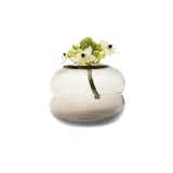 The Bubble smoke digout vase by Chive makes small floral arrangements appear to hover. $11.70