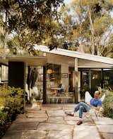 At their A. Quincy Jones house in Los Angeles, architects Cory Buckner and Nick Roberts used permeable pavers to help the soil retain moisture.