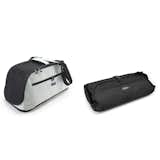 SLEEPYPOD AIR

This Rolls Royce of pet carriers meets major airline carry-on pet regulations by being able to compress in length from 22" to 16".