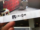 Detail of James Ransom's logo on his photography promotional post card.