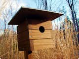 The Modern Birdhouses honor architectural pioneers J.R. Davidson, Ralph Rapson, and Richard Neutra, who participated in the Case Study Houses Program by turning their ideas—"simple lines, modern detailing, and durable material"—into great accessories for bird-loving homeowners.
