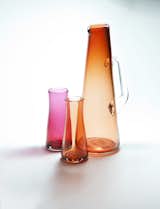 Coolade pitcher and glasses by Andi Kovel for Esque  Photo 4 of 5 in Colorful Outdoor Products that Pop by Izzie Panasci