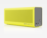 805 by Braven, $200. 

Available in nine vibrant colorways, the 805 wireless Bluetooth speaker by Braven is not meant to blend quietly into your decor, but interact with and enhance it.  Photo 4 of 10 in The 10 Best-Designed Speakers For at Home and On-the-Go by Luke Hopping