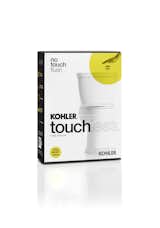 Since a full touchless flush toilet from Kohler will cost upwards of $350, this $100 kit makes sense if you already have a functional but analog toilet. It looks best on a unit that has the handle mounted on the side since the included cover-up for the handle’s cut-out is just a small piece of white plastic.  Photo 5 of 5 in Inexpensive Touchless Flush Toilet Kit by Alexander George