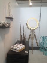 Artist John Liston of JListonDesign makes furniture, jewelry, lighting, and art objects. Every piece in his display had wonderful visual interest.