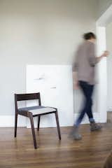 Like many upstart brands, Fehlō is skeptical of received wisdom. "I’ve got to laugh at the plea to stop making chairs," says Lopez-Ibanez. "It’s one of the best problems to solve!"

Available in maple and two types of walnut, the low back Albers chair is defined by the warm interplay of wood and fabric.