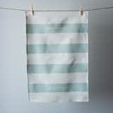 "Designed to soften with use and absorb with efficiency, these 100% linen tea towels are carefully sewn and handprinted one by one." Linen tea towel made in San Francisco by Studiopatró at Provisions, $24.  Photo 4 of 10 in Cooking Expert-Approved Kitchenware from Provisions