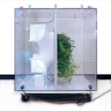 "This is a prototype module of the Active Modular Phytoremediation Wall System, or AMPS, created by the Center for Architecture Science and Ecology. CASE combines the forces of SOM and Rensselaer Polytechnic Institute to align buildings more closely with nature, and to that end, AMPS capitalizes on plants' ability to clean the air that circulates inside them. By channeling stale air across plants&rsquo; best air-purification mechanisms, AMPS reduces buildings&rsquo; need to pump in fresh air from outdoors. This invention grows out of NASA research concerning the health of astronaut, and will touch down in the SOM-designed Public Safety Answering Center II call facility in the Bronx later this year."