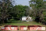 Here's the house completely extended.  Photo 6 of 8 in Watch an Unassuming House Unfold into a Community Theater by Diana Budds