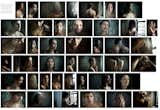 A grid of the entire series of Manjari Sharma's "The Shower Series."