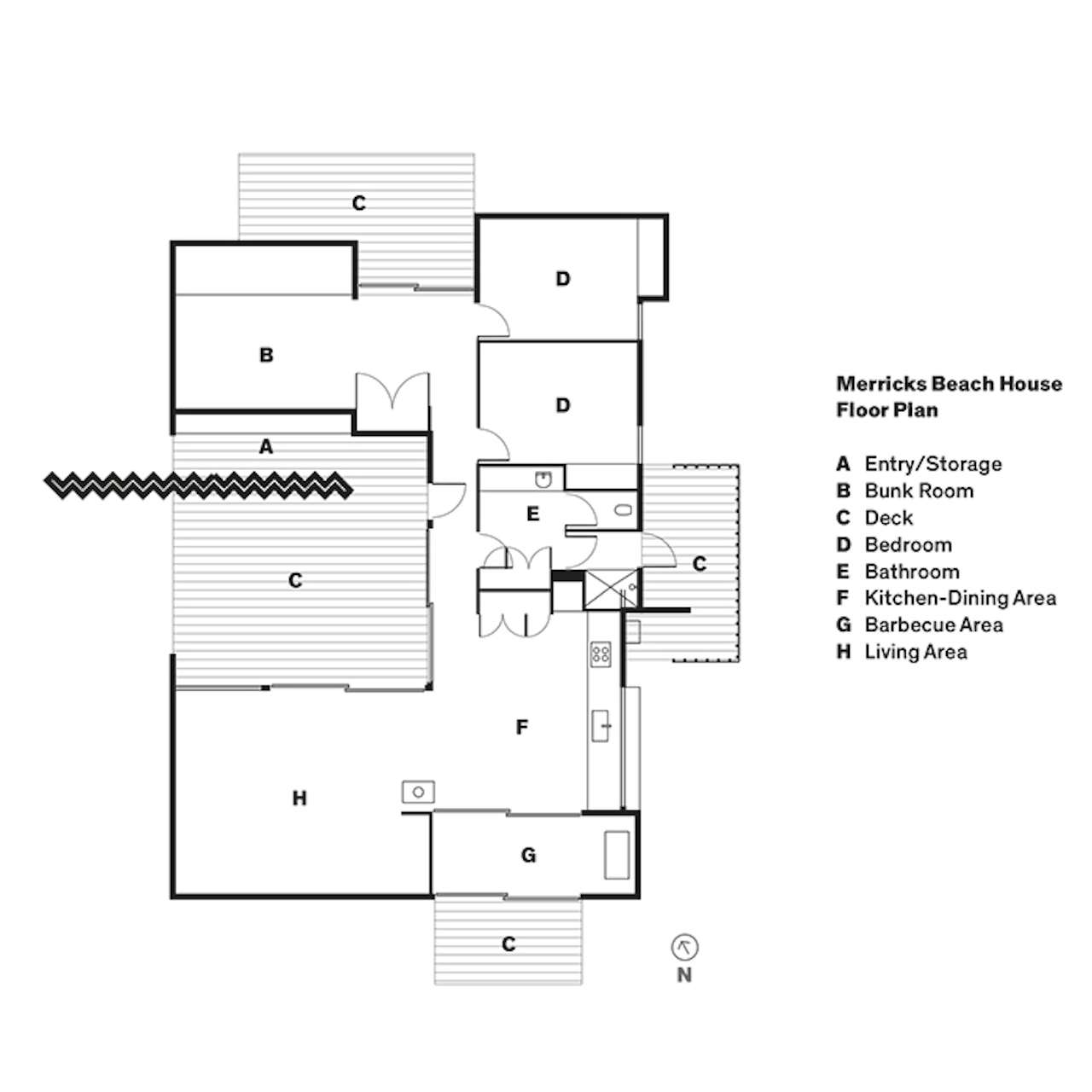 Photo 16 of 26 in 13 Beach House Floor Plans That Celebrate Coastal