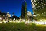 Erika: Field Installation at Hyde Park in Sydney

Auckland, New Zealand–based design firm Out of the Dark has created Field, an installation in Sydney’s Hyde Park, for the 2013 Sydney Art and About Festival, on now through October 20. The design comprises 81 mirror posts measuring over six feet tall that showcase, celebrate, and replicate their surroundings. 

Photo courtesy City of Sydney.