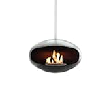 AERIS FIREPLACE

If there’s anything more inviting than a crackling blaze on a crisp eve, we’ve yet to find it. This stainless steel hanging hearth offers a sleek alternative to a floor-bound fireside.
