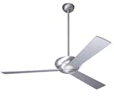 The Altus Ceiling Fan meets at the intersection of drama and minimalism. Including both 5-inch and 17-inch downrods, the Altus can be used in a high ceiling room, as well as lower profile settings. The Altus is available with or without a light, and in brushed aluminum or glossy white.