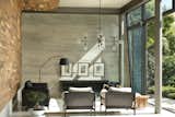 “The challenge was to create a serene oasis in a buzzing, chaotic city,” says Cesarman. “The owners have a lot of pets—birds, dogs, and cats—and they wanted them to be able to walk freely in the house and in the garden.”