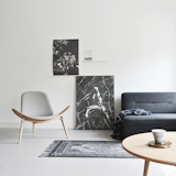 A modern home in the Netherlands outfitted with Danish design classics from Carl Hansen & Son.