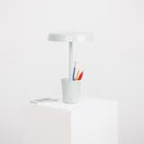 Cup lamp by Paul Loebach for Umbra Shift, $180

Umbra launched its Shift brand in 2014 with a mission to improve the objects we use daily. For example, the dimmable LED-illuminated desk lamp features a space-saving storage cup and handy USB hub for charging mobile device.  Search “munchen-usb-bracelet.html” from Must-Have Tech Products for a Modern Home Office